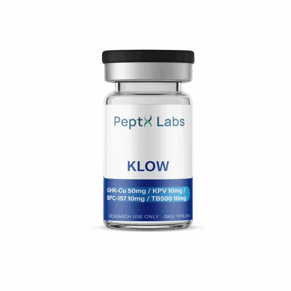 KLOW - GHK-Cu (50mg) / KPV (10mg) / BPC-157 (10mg) / TB500 (10mg)
