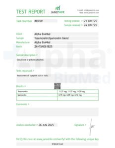 2X Blend Tesamorelin (10mg) : Ipamorelin (5mg) - COA