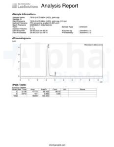 AOD 9604 (6mg) - Analysis Report
