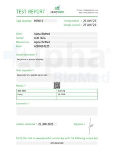AOD 9604 (6mg) - COA