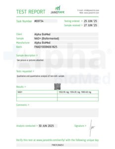 NAD+ (1000mg) Biofermented (5ml Vial) - COA