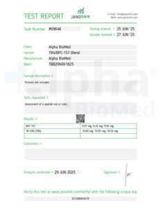 Wolverine Blend - BPC-157 (10mg) : TB500 (10mg) - Endotoxin Report